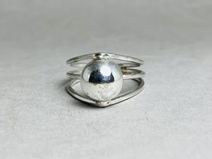 Venta al por mayor de fábrica, anillo de banda personalizado, anillos de bola de moda de buena calidad, anillo de Plata de Ley 925 al por mayor, joyería de plata - Product Image 2