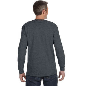 180gsm Cotton <b>Long</b> Sleeve <b>T</b>-<b>Shirt</b> Blank Plain <b>T</b> <b>Shirts</b> for <b>Man</b> - Product Image 6