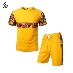 Conjunto Deportivo de Verano para Hombre, Transpirable, Talla Grande, Camiseta Térmica Corta - Product Image 1