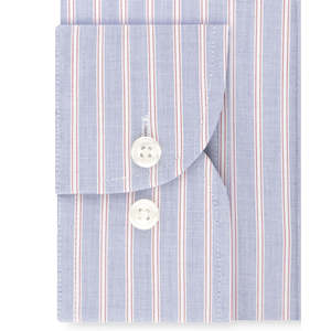 Camisa de Vestir Tommy Hilfiger para Hombre, Corte Clásico/Regular, Popelina Elástica Thflex Antiarrugas, Rayas Rojas, Talla 32-33 - Product Image 3