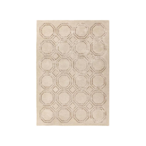 Meilleure vente Nexus Octogone Beige tapis indien tufté à la main tapis peluche Pile Commande minimum 1 pièce Direct Inde Fabricant - Product Image 1
