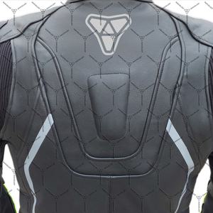 Chaqueta de cuero de motocicleta aprobada por CE para Hombre | Chaqueta de motorista duradera | Elegante chaqueta de cuero para montar - Product Image 6