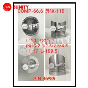 Piston TAIWAN SUNITY TS190 avec clip de goupille OEM 105890-22010 pour yanmar TS190 - Product Image 2