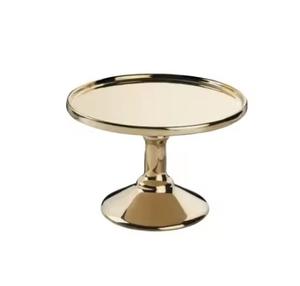 Présentoir à gâteaux décoratif Centres de table de mariage de luxe pour gâteau de table de mariage Plateau à gâteaux personnalisé en métal doré - Product Image 1