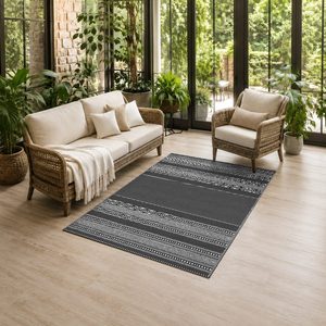 Tapis RUGS DEPOT LXDP-0934, vente en gros, gris anthracite, tapis traditionnel oriental imprimé numériquement, lavable en machine, chenille, antidérapant - Product Image 6