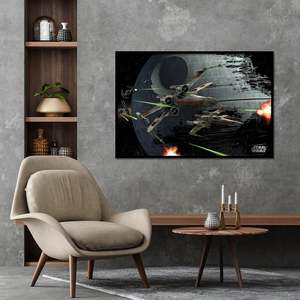 Póster Decorativo de Pared con Diseño Moderno de Star Wars X-Wings Space Battle - Product Image 2
