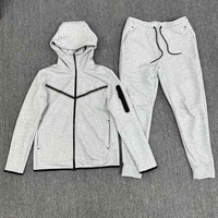 Unisex Teknoloji Polar Kumaş Kapüşonlu Düz Renk Anti-UV Eşofman Takımı Normal Kalıp Kışlık Koşu Kıyafeti Özel Logo Seçeneği ile Büyük Beden Seçeneği