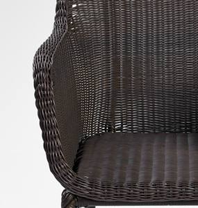 เฟอร์นิเจอร์หวายกลางแจ้งสไตล์ร่วมสมัย เก้าอี้ Patricia นั่งสบาย เหมาะสำหรับพักผ่อนบนระเบียงหรือใช้เป็นเก้าอี้รับประทานอาหารในห้องนั่งเล่น - Product Image 3