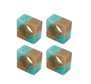 Rond de serviette en résine le plus vendu pour la décoration de Table de Banquet de mariage - Product Image 3