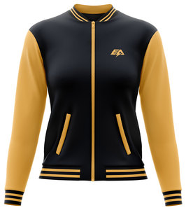 Chaqueta universitaria XL de alta calidad 100% poliéster polar cuero de lujo sensación suave Puffer ropa deportiva corte ligero coser Jersey con capucha - Product Image 2