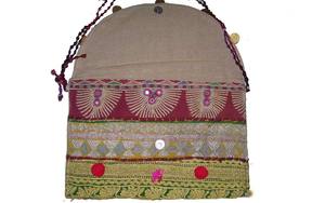 Pochette banjara indienne faite à la main sur mesure Vintage Tribal Style bohème doublure en coton brodé fermeture à glissière pour la fête - Product Image 3