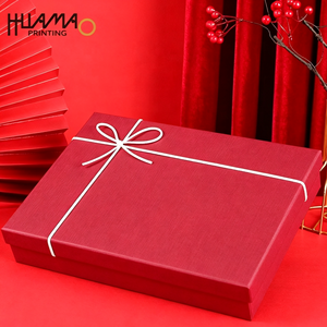 Caja telescópica roja de lujo con acabado mate para regalo de propuesta a damas de honor, recuerdo de boda, bufanda, joyería, regalo de San Valentín, embalaje para días festivos. - Product Image 3