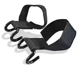 Ganchos de Levantamiento de Pesas Resistentes, Correas de Muñeca con Agarre, Envoltura de Muñeca con Gancho de Hierro, Correas de Envoltura de Muñeca, Gancho de Gimnasio de Acero para Levantamiento de Pesas - Product Image 4