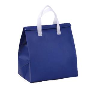 Bolsa Térmica Ecológica Personalizada con Logotipo, Bolsa Reutilizable para Alimentos con Asas, para Leche y Pasteles, Envío Inmediato - Product Image 3