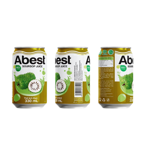 Latas de zumo de frutas y verduras frescas de etiqueta privada al por mayor-Bebida de zumo de Guanábana para refrescos para bebidas refrescantes - Product Image 3