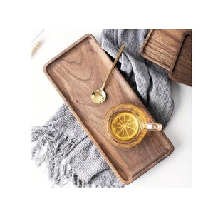 Plateau en bois rustique classique pour table à manger ou chevet appel naturel décor à la maison et service de petit déjeuner quantité minimale de commande 100 pièces - Product Image 3