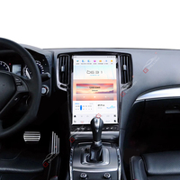 Radio para Coche Gerllish Estilo Tesla de 14.5 Pulgadas con Android para Infiniti G25 G35 G37 2010-2013, Reproductor Multimedia, Unidad Principal con GPS y Pantalla Táctil
