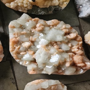 คริสตัลหินธรรมชาติแบบแท่งและ apophyllite แร่พลอยสไตล์ความรักคริสตัลตกแต่งของขวัญ - Product Image 4