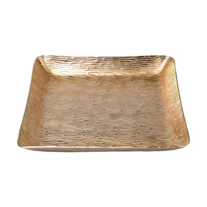 Vente en gros de plateau en métal en aluminium martelé au meilleur prix de l'Inde pour restaurant hôtel usage domestique - Product Image 4