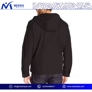 Personalizado negro suave Shell cremallera al aire libre hombres chaqueta impermeable senderismo chaqueta 100% poliéster estándar adultos Soft Shell - Product Image 3