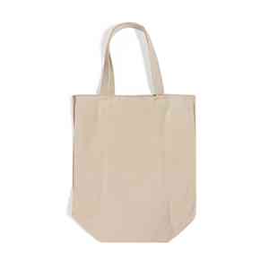 Sac fourre-tout en sergé à porter à l'épaule, en coton écologique, avec lettres et impression sérigraphiée, pour usage quotidien et idéal comme cadeau, en matériau PP - Product Image 5