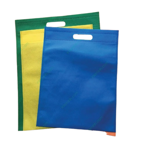 Bolso de compras no tejido con corte D y logotipo personalizado, tela reciclable de diseño elegante para regalo promocional y uso minorista, venta al por mayor - Product Image 2