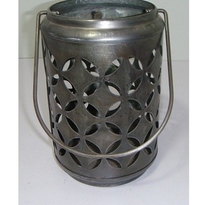 Farol industrial marroquí moderno de metal para exteriores, colgante, para jardín, portavelas, con patrón recortado, de hierro, decorativo para el hogar - Product Image 2