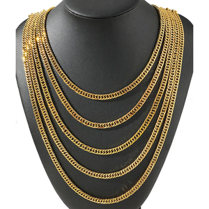 Collar de acero inoxidable para hombre, grado 201 con diseño de cadena resistente, aspecto minimalista elegante para negocios, informal y para uso diario - Product Image 3