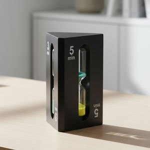 Hot Sale Time Control Natural Wooden <b>Egg</b> Timer 20ml Capacity Portable Durable Nordic Design <b>Eco</b>-Friendly for Home Critical - Product Image 2