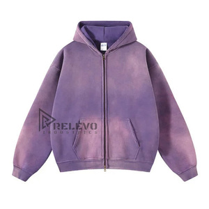 เสื้อฮู้ดดี้ผู้ชายผ้าฝ้าย 100% ซักกรด ระบายอากาศได้ดี ซิปหน้า 450gsm เป็นมิตรกับสิ่งแวดล้อม ปักลาย บริการ OEM คุณภาพดีที่สุด - Product Image 1