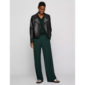 New Style Fashionable Women's Leather <b>Jacket</b> High Quality Genuine PU Leather Long Sleeves Women's Leather <b>Jacket</b> - Product Image 2