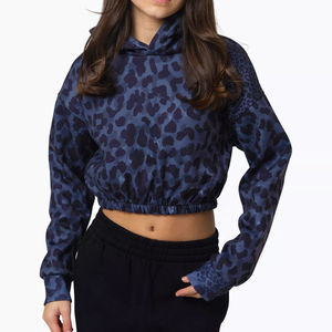 Crop top personnalisé à faible MOQ 2026, sweat-shirt uni, vêtements décontractés, design imprimé, crop top respirant, sweat-shirts personnalisés - Product Image 1