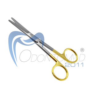 Ciseaux chirurgicaux Odontomed 2011 Mayo en carbure de tungstène 5 1/2" à extrémités arrondies/à extrémités droites, modèle de classe I ODM-50-64E CE - Product Image 3