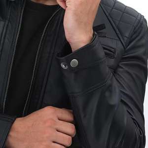 Chaqueta de cuero impermeable para hombre al aire libre nueva chaqueta de invierno de cuero con estilo para hombre chaqueta de invierno de cuero - Product Image 4