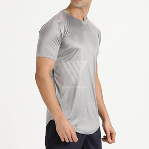 Camisetas Deportivas con Logotipo Personalizado para Gimnasio, Ropa Deportiva para Correr, Cuello en V, Manga Corta, Ajuste Entallado, Manga Larga - Product Image 2