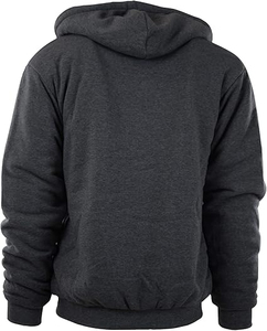 เสื้อฮู้ดโอเวอร์ไซส์แบบรูดซิปสำหรับผู้ชายเสื้อมีฮู้ดผ้าฟลีซซับในทรงบ็อกซี่แบบปัก - Product Image 5