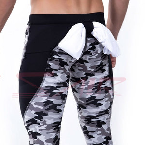 Leggings de course pour hommes de la meilleure qualité Étiquette personnalisée Créez votre propre style Prix compétitif Bonne vente - Product Image 6