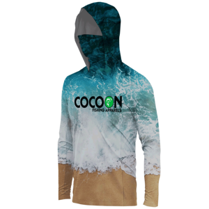 Camiseta Deportiva de Manga Larga Personalizada al por Mayor, de Algodón, Ligera, Cómoda, para Hombre, para Tenis, Golf, con Capucha, Color Heather - Product Image 3