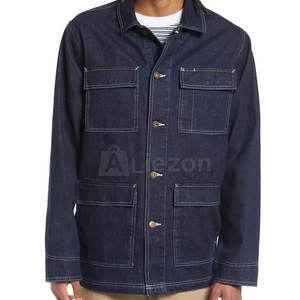 2025 ropa informal de Color sólido para hombre, chaqueta vaquera, ropa de calle, nueva moda, chaqueta vaquera cómoda para hombre - Product Image 5