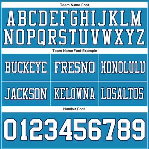 Camiseta de Fútbol de Malla Azul, Blanca y Azul Marino de Poliéster Premium Hecha a Medida, Camiseta de Fútbol Americano Sublimada Personalizada - Product Image 3