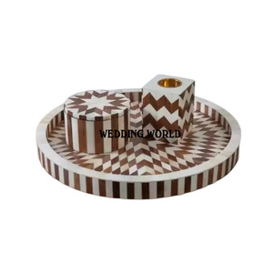 Mubkhar de Madera con Bandeja, Excelente Calidad, Hecho a Mano, Diseño de Lujo, Nuevo y Elegante Bakhoor de Madera - Product Image 3