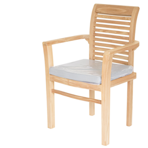 Solid Teak Wood <b>Dining</b> <b>Chair</b> Minimalist Style Household with Armrest and Backrest for <b>Dining</b> <b>Chair</b> - Product Image 1