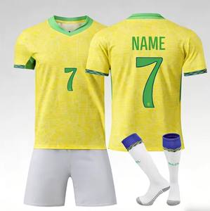 Premium Custom Soccer Jersey Set <b>Fan</b> Player Version Printed Number Eco-Friendly Quick Dry Breathable Polyester/Cotton V-<b>Neck</b> - Product Image 6