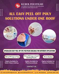 Film plastique PEBD à pelage facile spécialisé pour l'emballage PE à PE du café et des seringues - Product Image 6