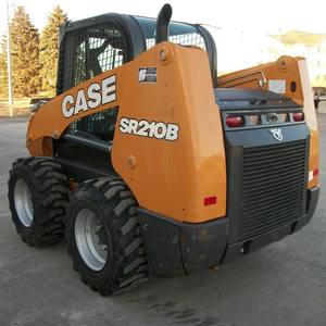Chargeuse sur pneus CASE SR210B, 4 tonnes, diesel, jaune, équipement de construction - Product Image 5
