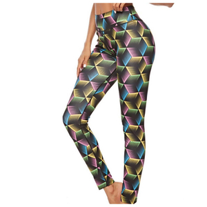 Mallas de sublimación para mujer de la mejor calidad, estilo personalizado, llegada suave, sublimación con calidad de excelencia, mallas de Yoga con cintura elástica - Product Image 4