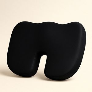 Coccyx Chair <b>Cushion</b> Seat Pad Orthopedic Ergonomic Memory Foam Gel Knitted Therapy Technique Pressure Relief Lumbar Pillows Seat - Product Image 2
