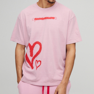 2025 nouveauté hommes luxe hommes t-shirt personnalisé Direct à manches courtes vêtements de rue confortable O cou imprimé t-shirts - Product Image 1