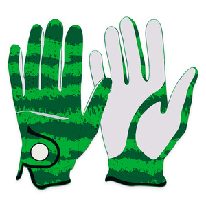 Offres Spéciales Gants de golf avec logo personnalisé Cabretta de qualité supérieure pour hommes Gants de golf à coupe durable avec impression par sublimation camouflage au meilleur prix - Product Image 5