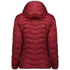 Blousons d'hiver pour femmes sur mesure, en duvet uni, imperméables, coupe-vent, respirants, épais, chauds, courts, à capuche, fermeture éclair - Product Image 2